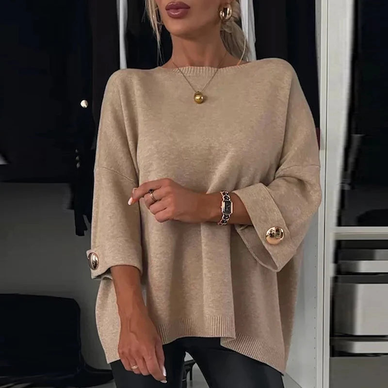 Willa™ |  Effen Gebreide Trui