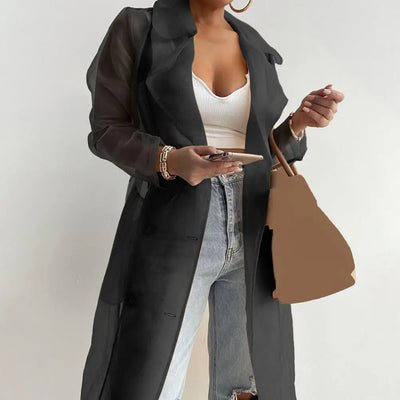 Yasmin™| Durchsichtiger Trenchcoat